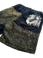 Load image into Gallery viewer, One of a Kind FLORA LORD PATCHWORK SHORTS (Large)