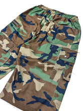Load image into Gallery viewer, One of a Kind PATCHWORK CAMO LOVE SHORTS (M/L)