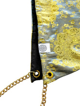 Load image into Gallery viewer, MOONLIT MANDALA BROCADE HOOD w/ CHAIN