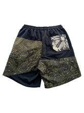 Load image into Gallery viewer, One of a Kind FLORA LORD PATCHWORK SHORTS (Large)