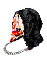 Load image into Gallery viewer, WHITE MINKY PENDLETON HOOD w/ CHAIN