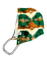 Load image into Gallery viewer, SHORT FUR PENDLETON HOOD w/ CHAIN
