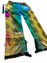Load image into Gallery viewer, One of a Kind RAINBOW PAISLEY PASHMINA PANTS (Medium)