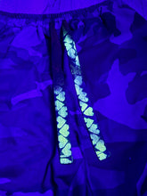 Load image into Gallery viewer, One of a Kind PATCHWORK CAMO LOVE SHORTS (M/L)