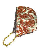 Load image into Gallery viewer, RUSTIC FLORAL DAMASK HOOD w/ CHAIN