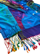 Load image into Gallery viewer, Blue Butterfly Pashmina Jacket (Large)