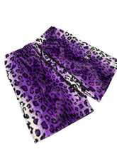 Load image into Gallery viewer, Purple Leopard Lightweight Fur Shorts (M-2XL)