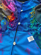 Load image into Gallery viewer, Blue Butterfly Pashmina Jacket (Large)