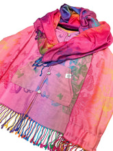 Load image into Gallery viewer, BABY PINK BUTTERFLY PASHMINA JACKET