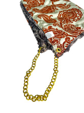 Load image into Gallery viewer, RUSTIC FLORAL DAMASK HOOD w/ CHAIN