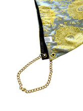 Load image into Gallery viewer, MOONLIT MANDALA BROCADE HOOD w/ CHAIN