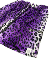Load image into Gallery viewer, Purple Leopard Lightweight Fur Shorts (M-2XL)