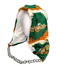 Load image into Gallery viewer, SHORT FUR PENDLETON HOOD w/ CHAIN