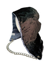 Load image into Gallery viewer, SHADOW BLUE ENERGY WAVES HOOD w/ CHAIN