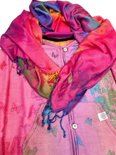 Load image into Gallery viewer, BABY PINK BUTTERFLY PASHMINA JACKET