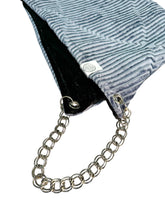 Load image into Gallery viewer, SHADOW BLUE ENERGY WAVES HOOD w/ CHAIN