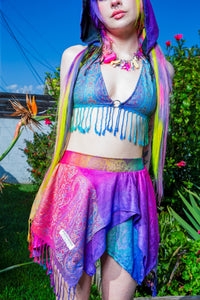 Pashmina Pixie Bikini Top (Rainbow)