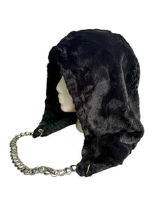 Black Tiger Hood w/ Chain