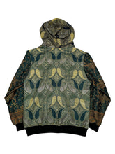 Load image into Gallery viewer, TEAL KING PAISLEY PASHMINA HOODIE (XL)