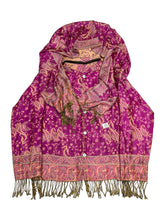 Load image into Gallery viewer, FUCHSIA PAISELY PASHMINA JACKET