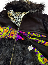 Load image into Gallery viewer, One of a Kind ACID CLAW PATCHWORK FUR JACKET (Large)