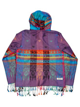 Load image into Gallery viewer, Purple Mystic Pashmina Zip Up Hoodie w/ Fur