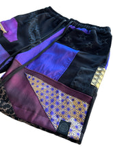 Load image into Gallery viewer, 1 of 1 PURPLE ASANOHA PATCHWORK SHORTS (M/L)