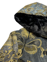 Load image into Gallery viewer, GREY BUTTERFLY PASHMINA HOODIE (Small)