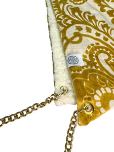 VICTORIAN SUNRISE DAMASK HOOD w/ CHAIN