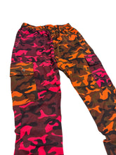 Load image into Gallery viewer, Lava Lands Split Camo Stack Pants (medium 30-32” elastic waist)