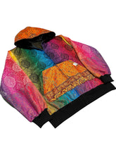 Load image into Gallery viewer, SUNSHINE AND RAINBOWS PASHMINA HOODIE (XL)