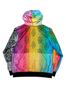 Static Rainbow One of a Kind Pashmina Jacket (Large)