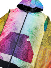 Load image into Gallery viewer, Rainbow Paisley Peacock One of a Kind Pashmina Jacket (Large)