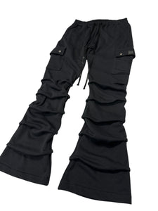 BLACK STACK PANTS (WOMENS SIZES)