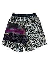 Load image into Gallery viewer, One of a Kind PURPLE VORTEX PATCHWORK SHORTS (Medium)