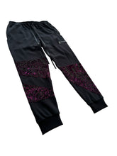 Load image into Gallery viewer, MERLOT DREAMS PATCHWORK JOGGERS (S-3XL)