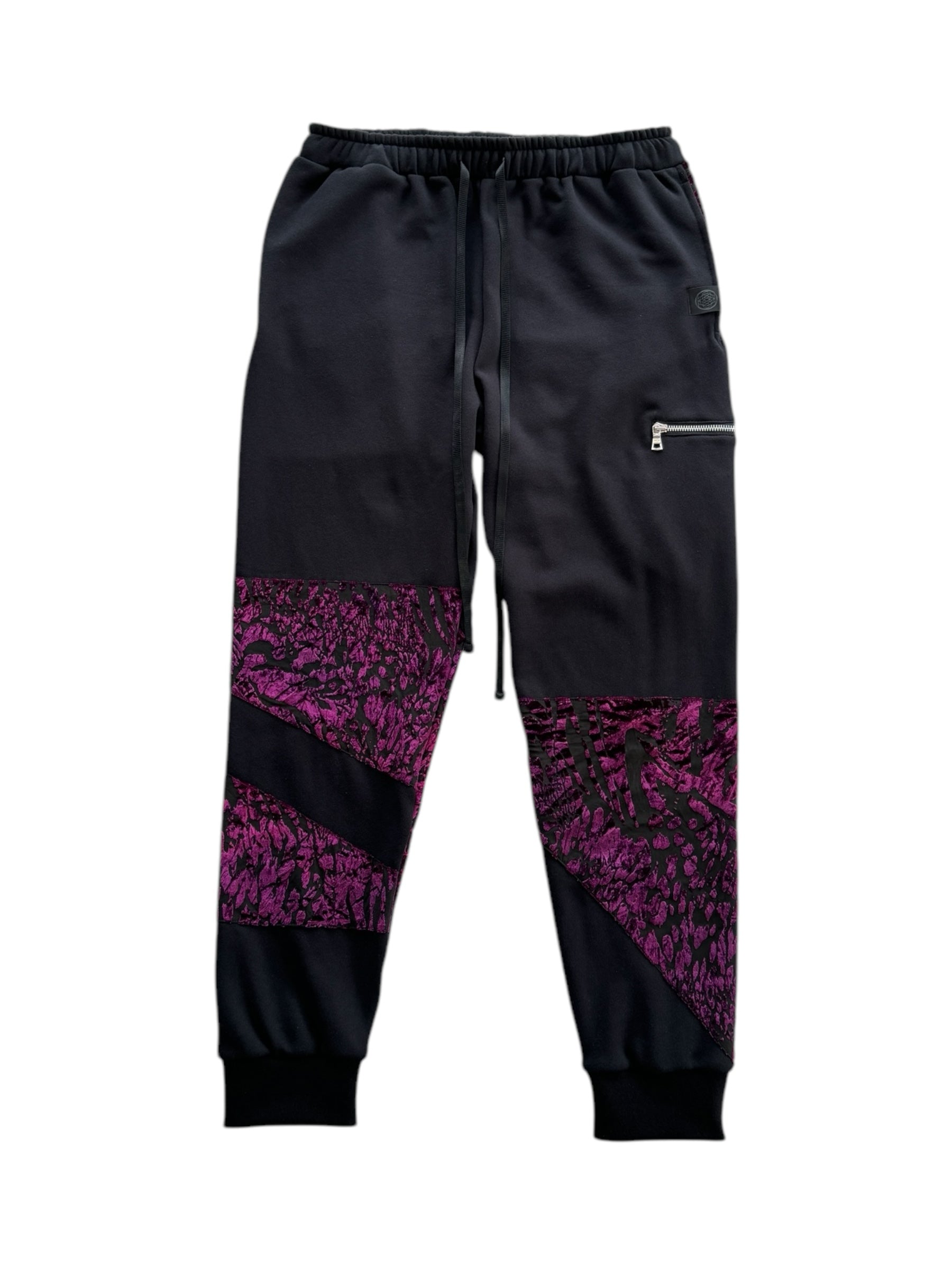 MERLOT DREAMS PATCHWORK JOGGERS (S-3XL)