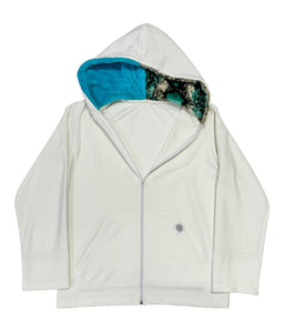 WHITE DIAMOND QUILT JACKET (Large)