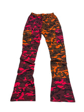 Load image into Gallery viewer, Lava Lands Split Camo Stack Pants (medium 30-32” elastic waist)