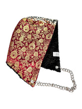 Load image into Gallery viewer, CHAMPAGNE SPLIT LEOPARD HOOD w/ CHAIN