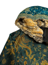 Load image into Gallery viewer, TEAL NIGHT PASHMINA HOODIE (2XL)