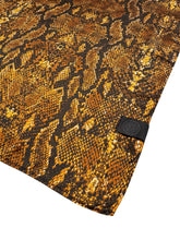 Load image into Gallery viewer, Golden Python Satin Bandana
