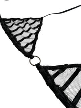 Load image into Gallery viewer, Black Goth Lace Bikini Top (XS-2XL)