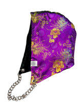 Load image into Gallery viewer, SPLIT BLOSSOM BROCADE HOOD w/ CHAIN