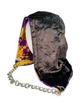 Load image into Gallery viewer, PURPLE HAZE MANDALA BROCADE HOOD w/ CHAIN