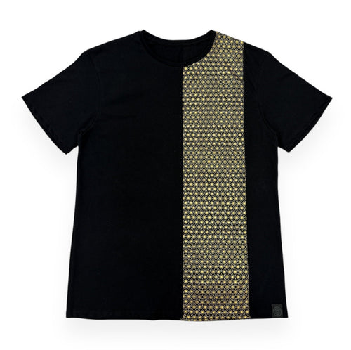 GOLD ASANOHA PATCHWORK T-SHIRT