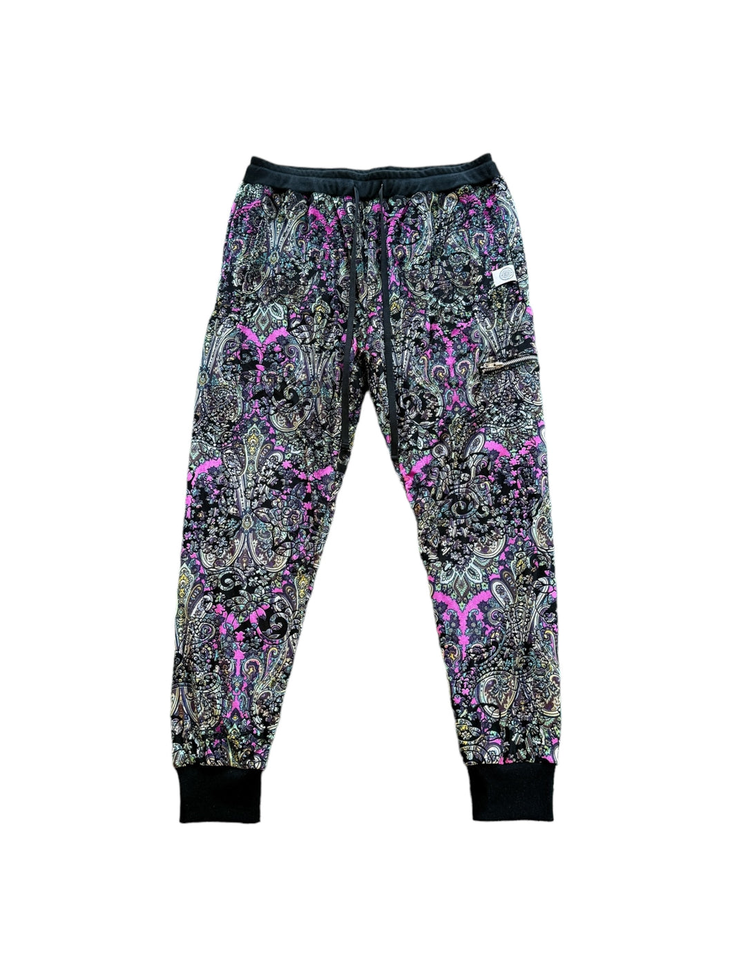 Limited Edition BURNOUT PAISLEY JOGGERS (Large)