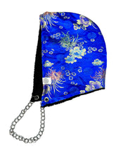 Load image into Gallery viewer, SPLIT BLOSSOM BROCADE HOOD w/ CHAIN