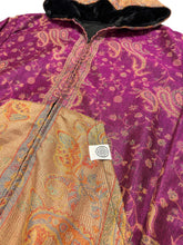 Load image into Gallery viewer, IMPERIAL AMETHYST PAISLEY PASHMINA HOODIE (Large)