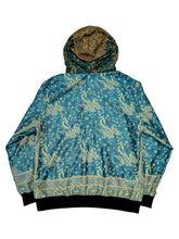 Load image into Gallery viewer, One of a Kind Teal Druid Paisley Pashmina Jacket (XL)